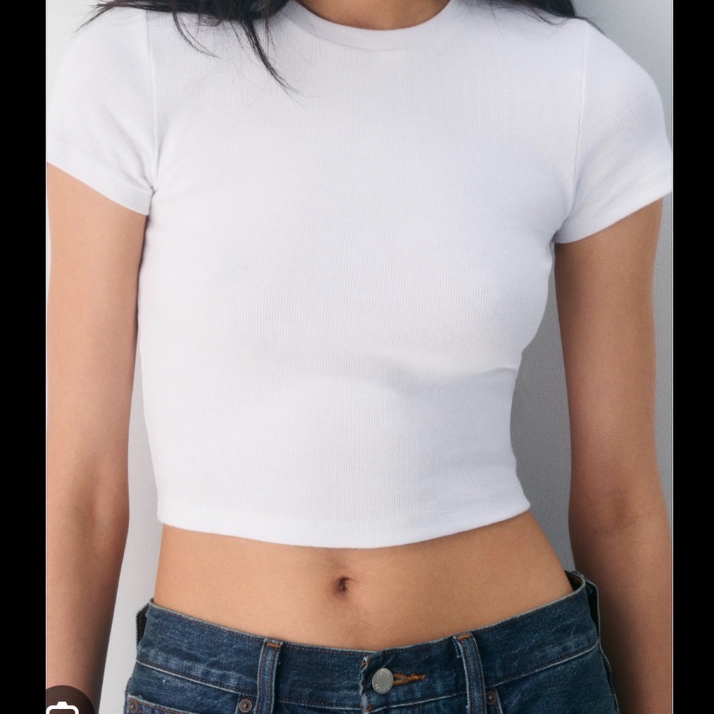 Aritzia homestretch white tee